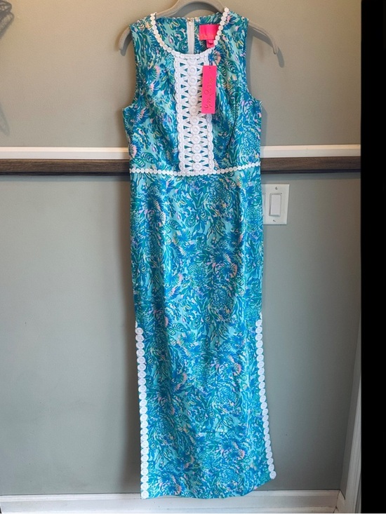 Lilly Pulitzer Dresses & Skirts - Lilly Pulitzer Ashler Stretch Maxi Dress Coral Of The Story Surf​